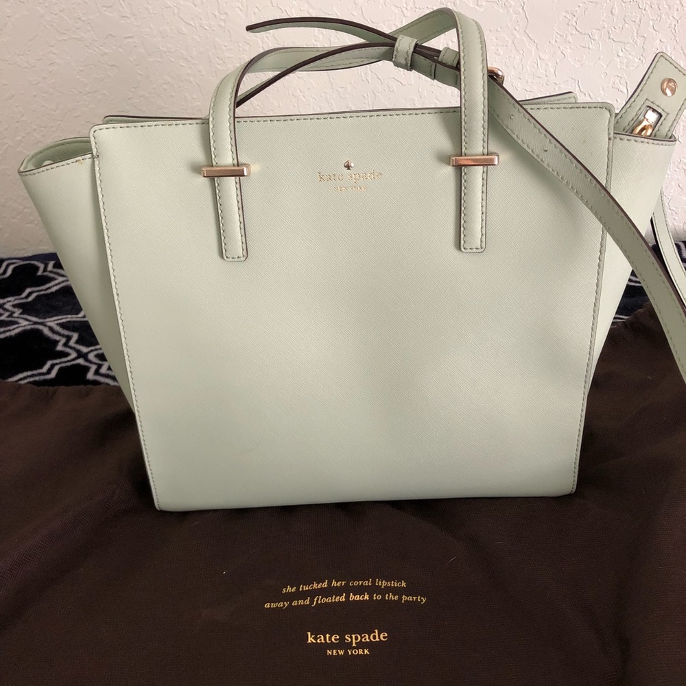 Kate spade mint green bag